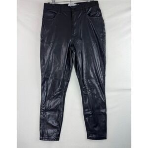 Abercrombie & Fitch Vegan Leather Skinny High Rise Curve Love Size 30/ 10